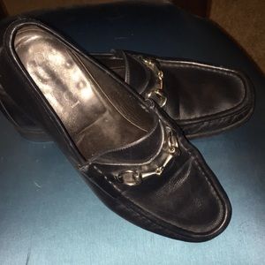 Gucci leather loafers